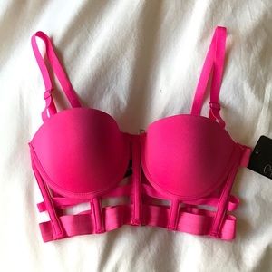 Pink Bra size 34A with removable straps - NWT
